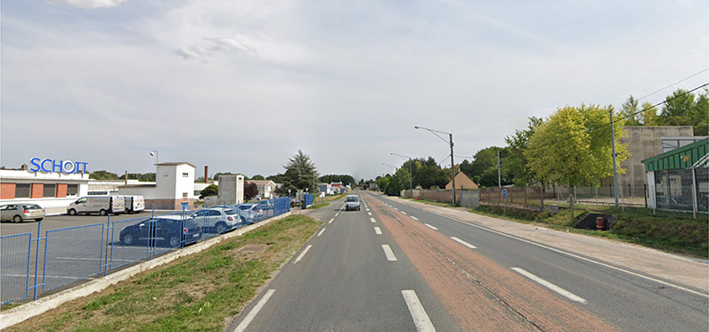 PHOTOGRAPHIE DE LA ROUTE INITIALE
